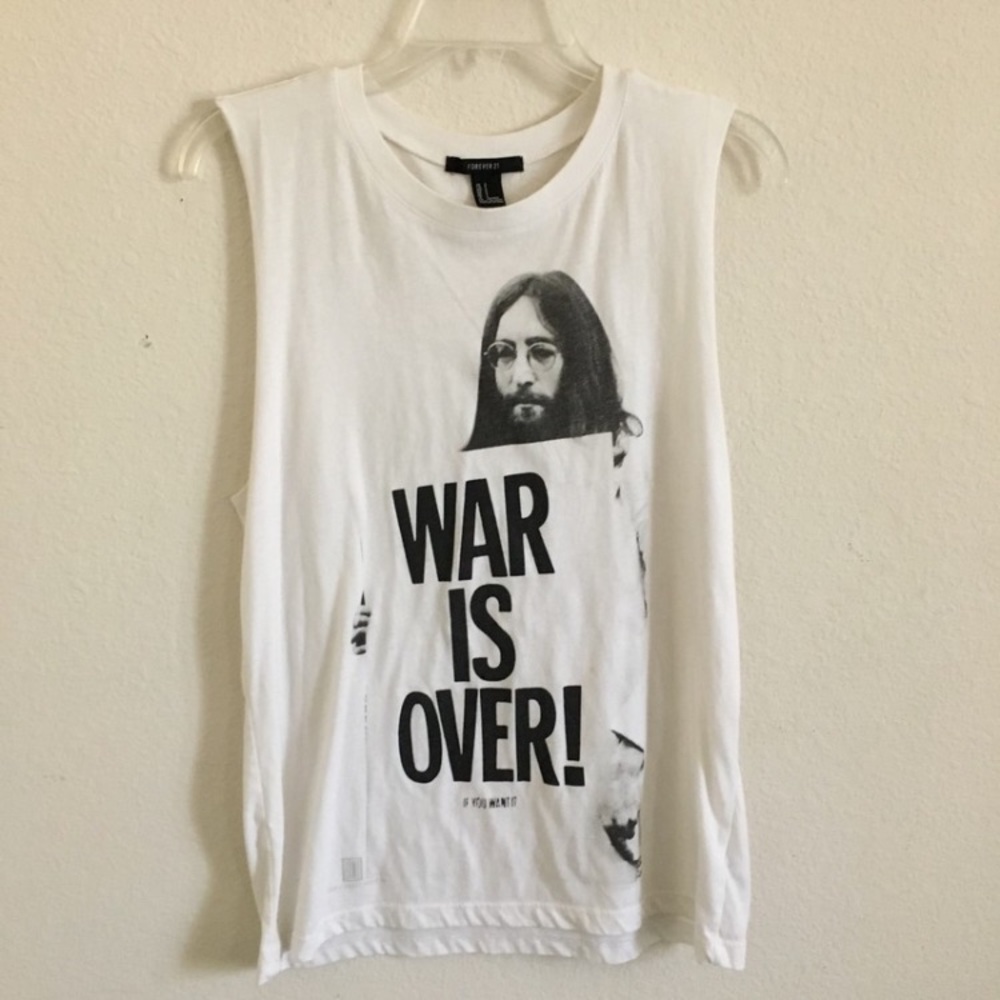 John Lennon WAR IS OVER (If you want it) Tank top